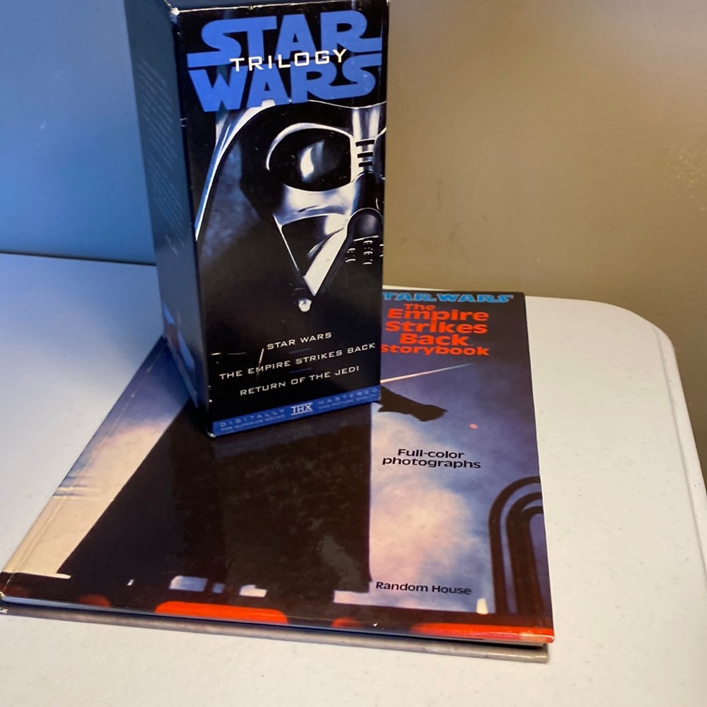Star Wars Trilogy VHS Set & The Empire Strikes Back Storybook